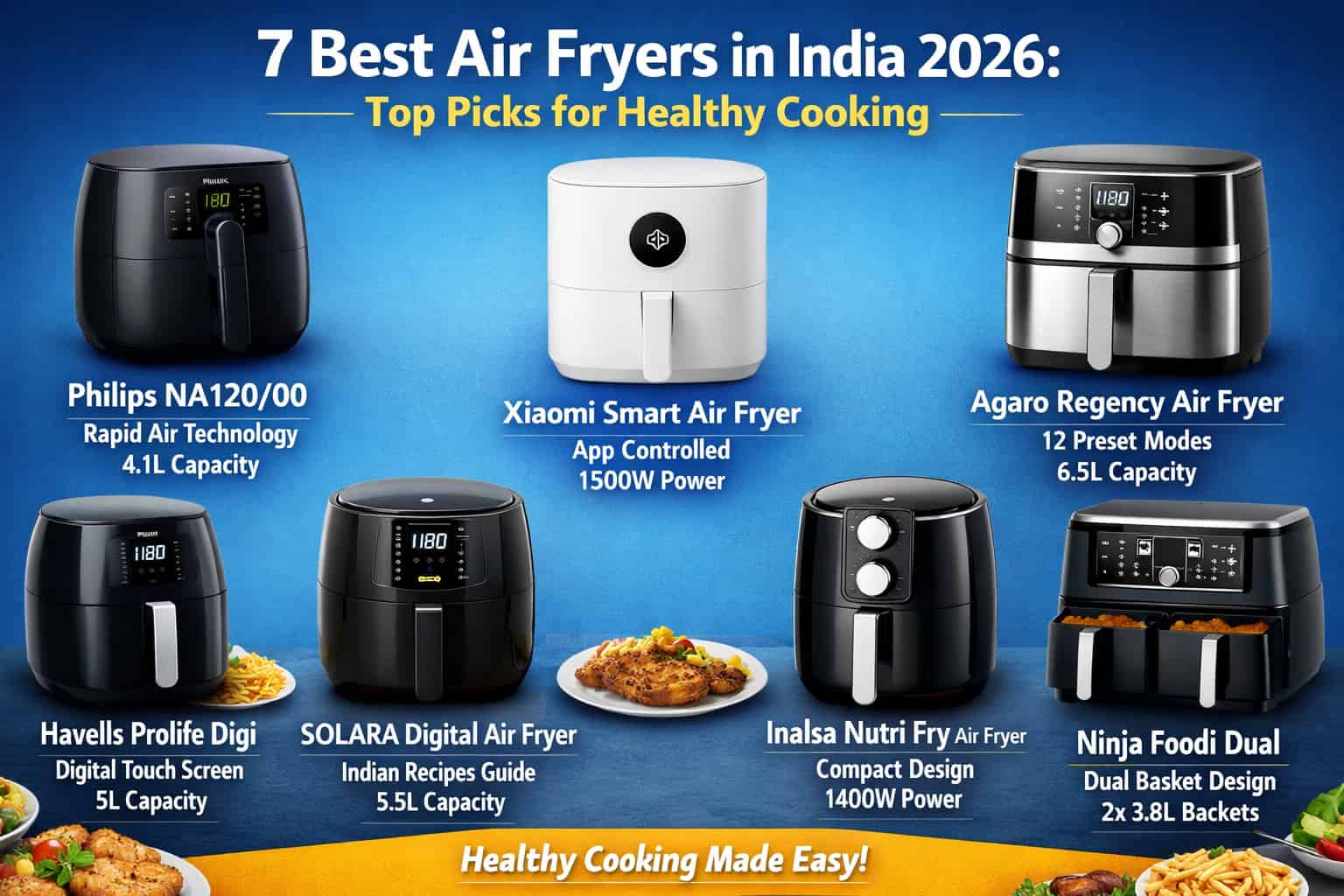 7 Best Air Fryers in India 2026